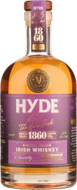 Hyde Single Grain Burgundy Finish 46% 70cl Car x6