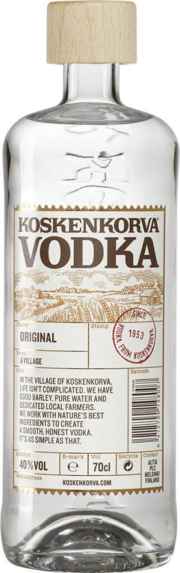 Koskenkorva Vodka 40% 70cl Car x6