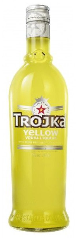 TROJKA Vodka Yellow 17% 70cl Car x6