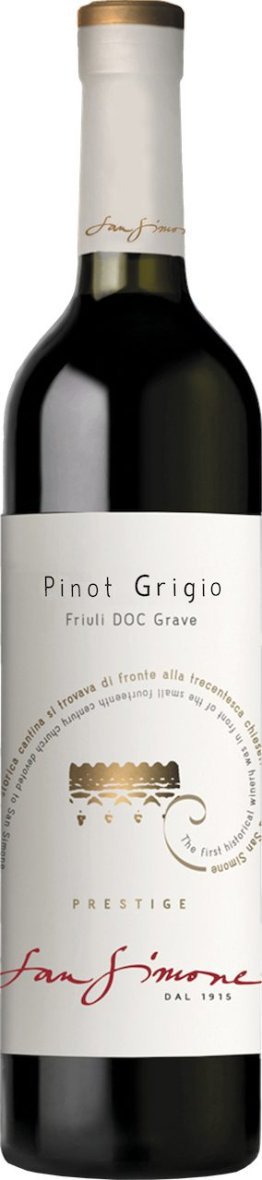 Pinot Grigio Friuli Grave DOC "Prestige" Azienda San Simone 75cl Car x6