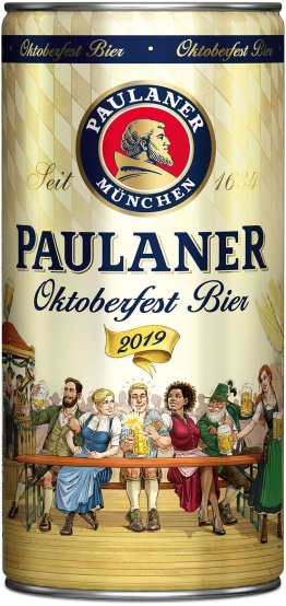 Paulaner Oktoberfestbier Dosen 1 Lt * 100cl Car x6