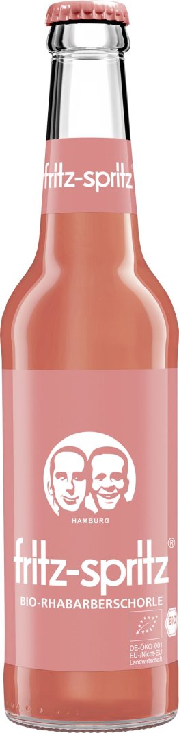 Fritz Spritz Bio Rhabarbersaft Schorle 33cl HARx24