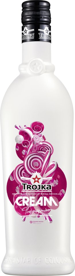 TROJKA Vodka CREAM 17% 70cl Car x6