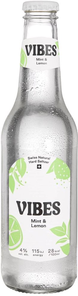 VIBES Hard Seltzer Mint & Lemon 4% * 33cl HARx24