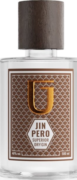 JINPERO Superior Dry Gin 46% 50cl Car x6