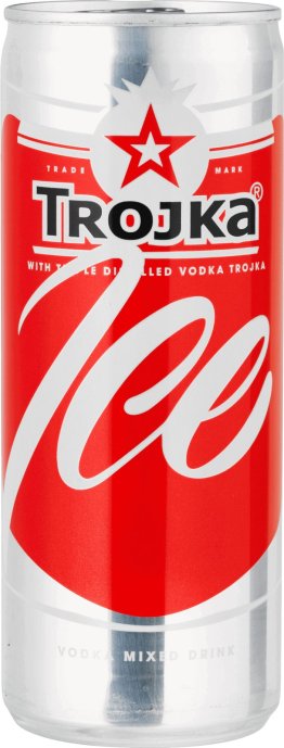 *Trojka ICE Vodka Mix Dosen * (Festlieferung: Rücknahme nur ganze Kartons) 4% 25cl Car x24