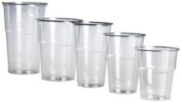 4 dl-Becher, RPET, glasklar, geeicht Car x16