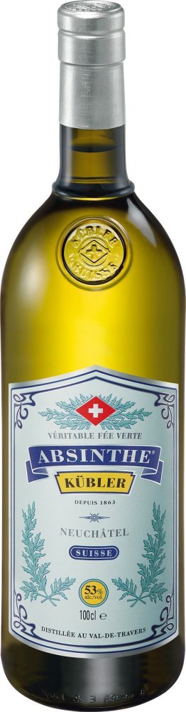 Absinthe Kübler 53% 100cl Car x6