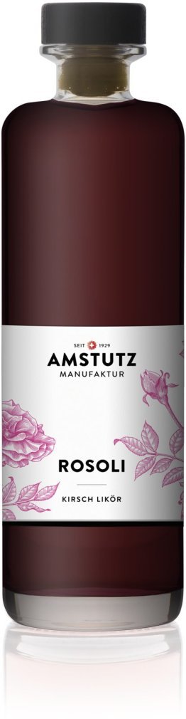 Amstutz Rosoli Likör "Goldprämiert" 27% 50cl Car x6