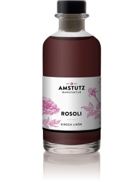 Amstutz Rosoli Likör "Goldprämiert" 27% 20cl Car x12