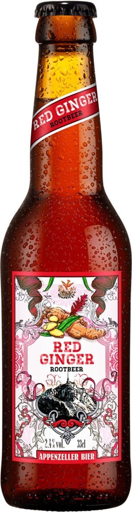 Appenzeller Bier Red Ginger Rootbeer 6-Pack 33cl Car x6