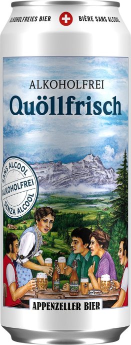 Appenzeller Quöllfrisch alkoholfrei Dosen * 50cl Car 4x6