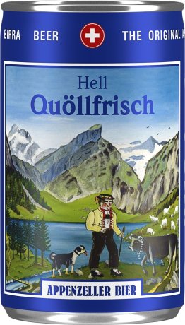 Appenzeller Quöllfrisch hell Dosen 15cl Car x6