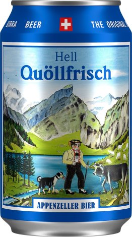 Appenzeller Quöllfrisch hell Dosen 33cl Car x24