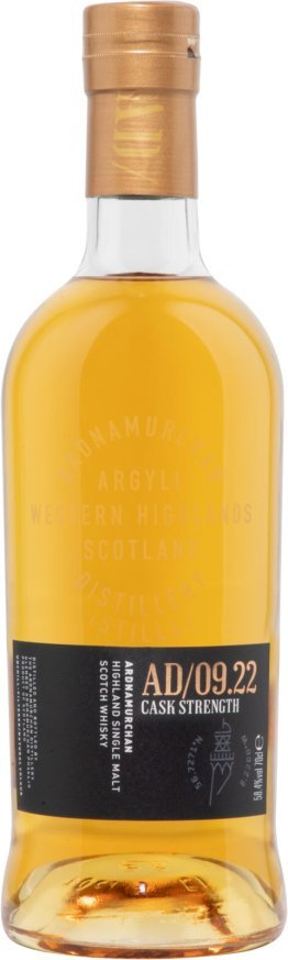 Ardnamurchan AD/09.22 Cask Strength Single Malt 58.4% 70cl Car x6