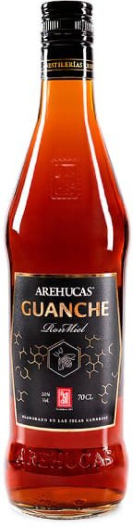 Arehucas Ron Miel Guanche Honiglikör auf Rumbasis * 20% 70cl Car x6
