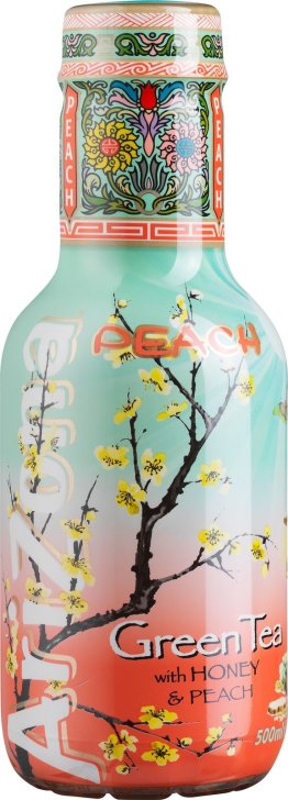 Arizona Green Tea Peach * 50cl Car x6