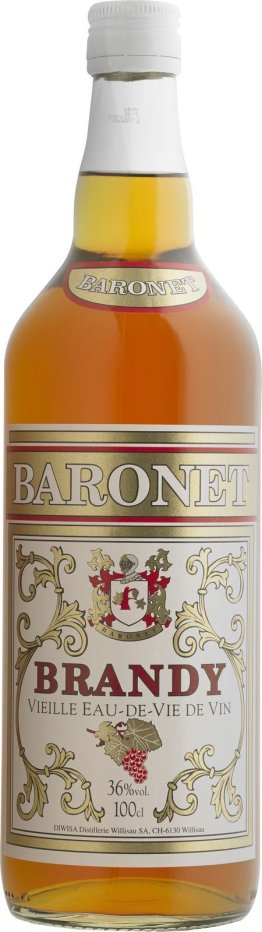 BARONET Brandy 36% 100cl Car x6