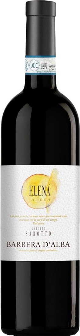 Barbera d'Alba DOP Elena Roberto Sarotto 75cl Car x6