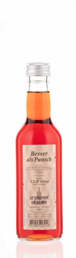 Besser als Punsch Sirup Le Sirupier de Berne * 35cl HARx24