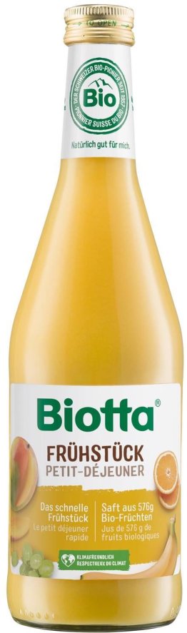 Biotta Frühstück Bio 50cl Car x6
