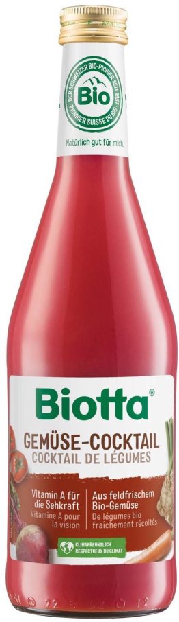 Biotta Gemüse-Cocktail * 50cl Car x6