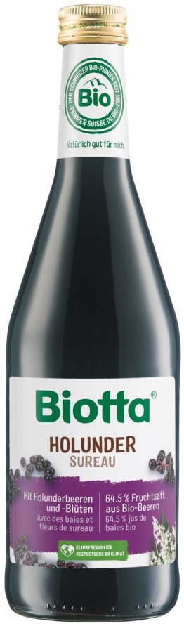 Biotta Holundersaft * 50cl Car x6