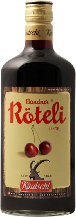 Bündner Röteli Kirschlikör 22% 70cl Car x6