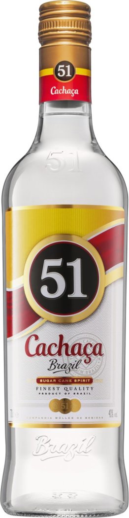 Cachaça 51 Pirassununga 40% 70cl Car x6