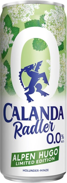 Calanda Radler Berg Hugo 0.0 Dosen * Limited Edition 33cl Car 4x6