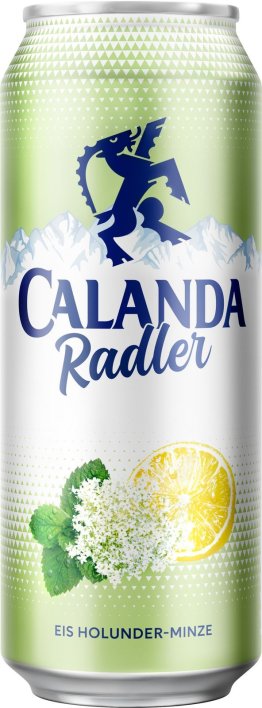 Calanda Radler Eis Holunder-Minze Dosen 50cl Car 4x6