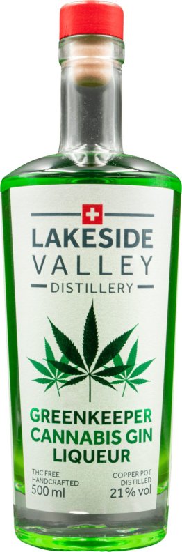 Cannabis GIN Likör Lakeside Valley 21% 50cl Car x6