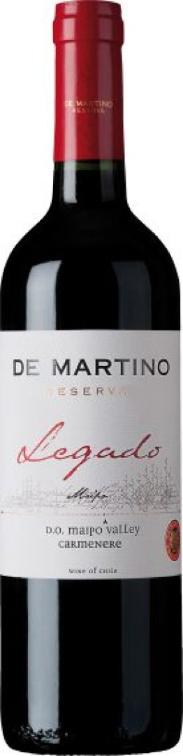 Carmenère Reserva Legado DO Maipo De Martino 75cl Car x6