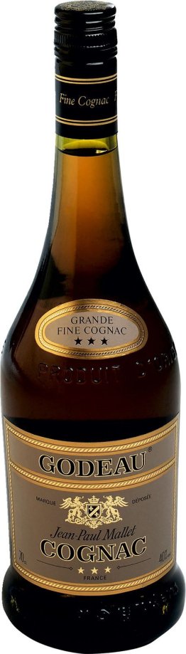 Cognac Godeau *** 70 cl 40% 70cl Car x6