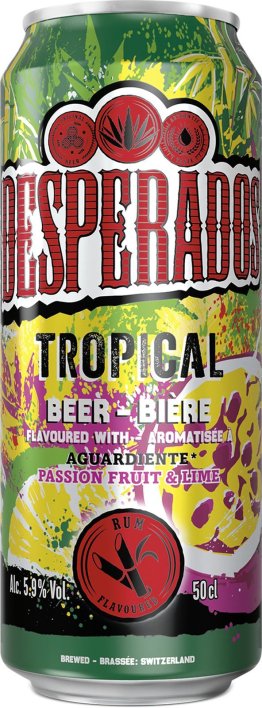 Desperados Tropical * Dosen 50cl Car 4x6