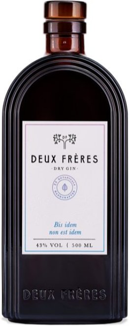 Deux Frères Dry Gin 43% 50cl Car x6