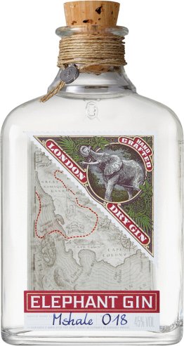 Elephant London Dry Gin 45% 50cl Car x6