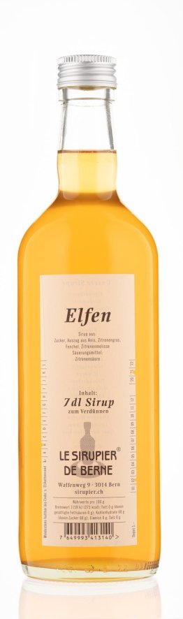 Elfen Sirup Le Sirupier de Berne 70cl HARx15