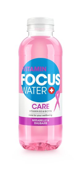 FOCUSWATER CARE Mirabelle & Rhabarber 50cl Car x12