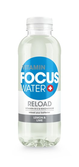 FOCUSWATER RELOAD Zitrone & Limette * 50cl Car 4x6