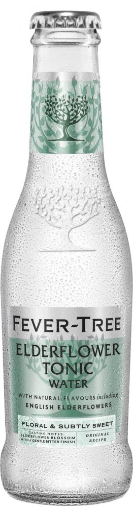 Fever Tree Elderflower Tonic Water 4er-Pack (Festlieferung: nur ganze Packungen retour) 20cl Car 6x4