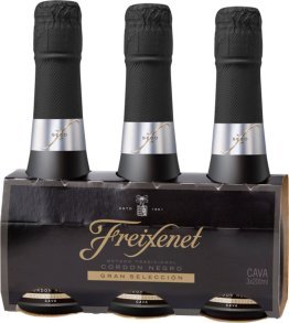 Freixenent Cava DO Cordon Negro Seco 3-Pack 20cl Car 8x3