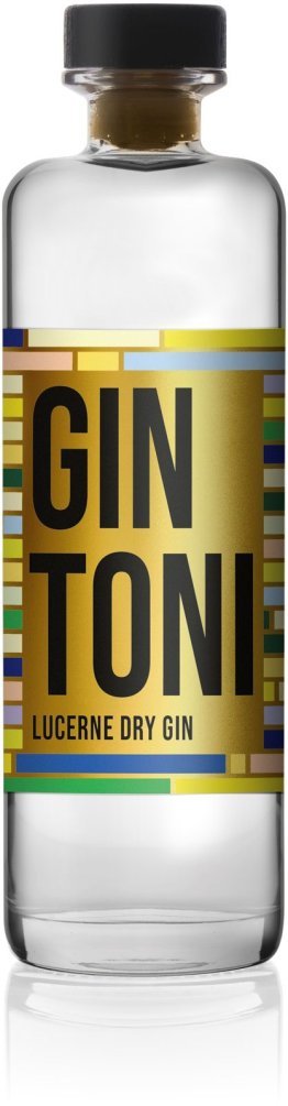 GIN TONI GOLD Edition Lucerne Dry Gin 40% 50cl Car x6