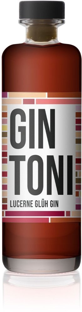 GIN TONI Lucerne Glüh Gin 20% 50cl Car x6