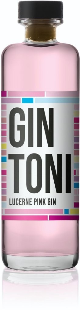 GIN TONI Lucerne Pink Gin 40% 50cl Car x6