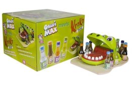Gaudi Max meets Kroko Doc, inkl. Kroko & Spielbrett je 25 Fl. Pflaume, Whisky-Sahne, Saurer Apfel & Feige 17% 2cl Car x100