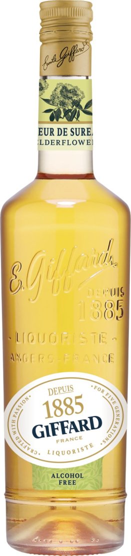 Giffard Elderflower Alcohol Free * 70cl Car x6