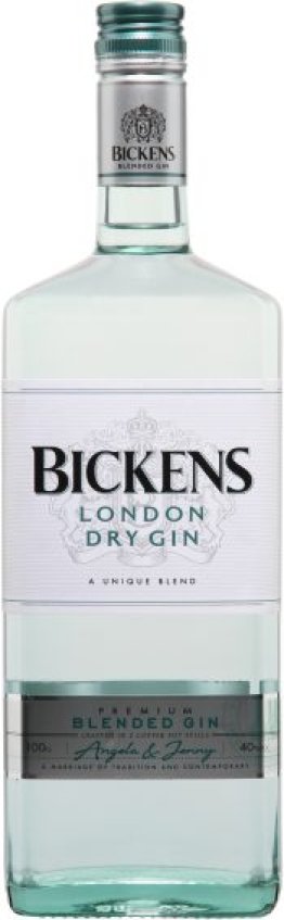 Gin Bickens London Dry 40% 100cl Car x6