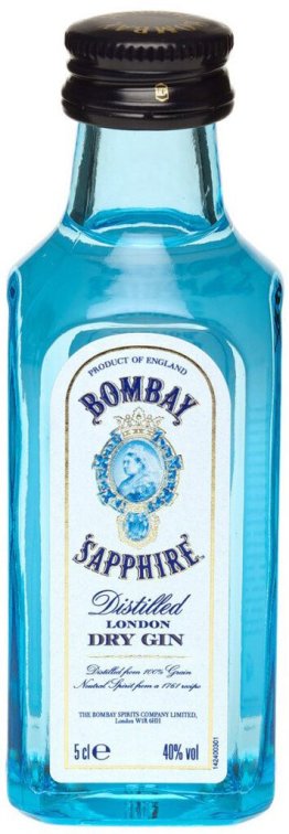Gin Bombay 40% 5cl Car x10