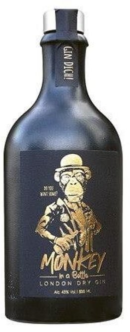 Gin Monkey in a Bottle Gold 43% 50cl Car x6